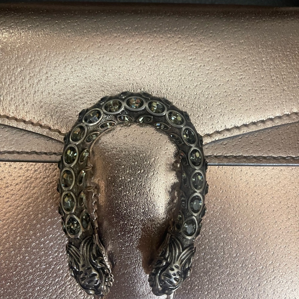 Gucci Dionysus Rose Gold Metallic Hangbag - Picture 2 of 12